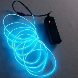 Fil Electro Luminescent Bleu