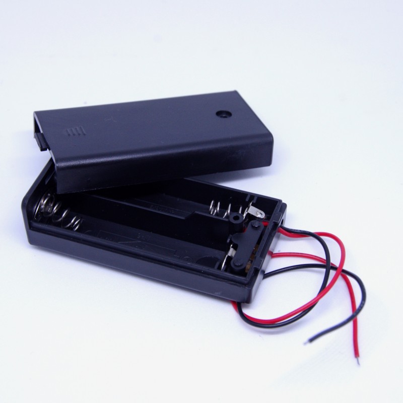 2AA batteries box