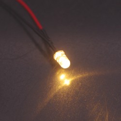 LED precableado amarillo