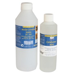 Résine cristalle Epoxy - 750g