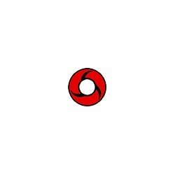 Lentille fantaisie Itachi Mangekyo Sharigan