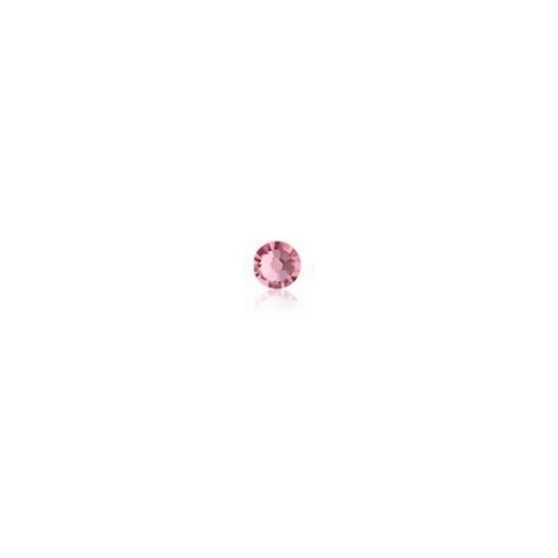 Hotfix zaffiri rosa 6.5mm