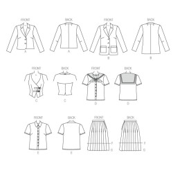 Pattern school uniform