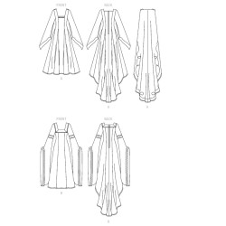 Pattern - medieval dresses