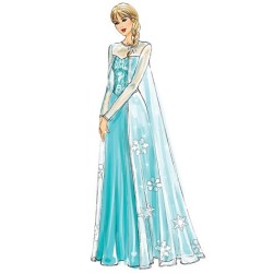 Patron type Frozen : Anna / Elsa