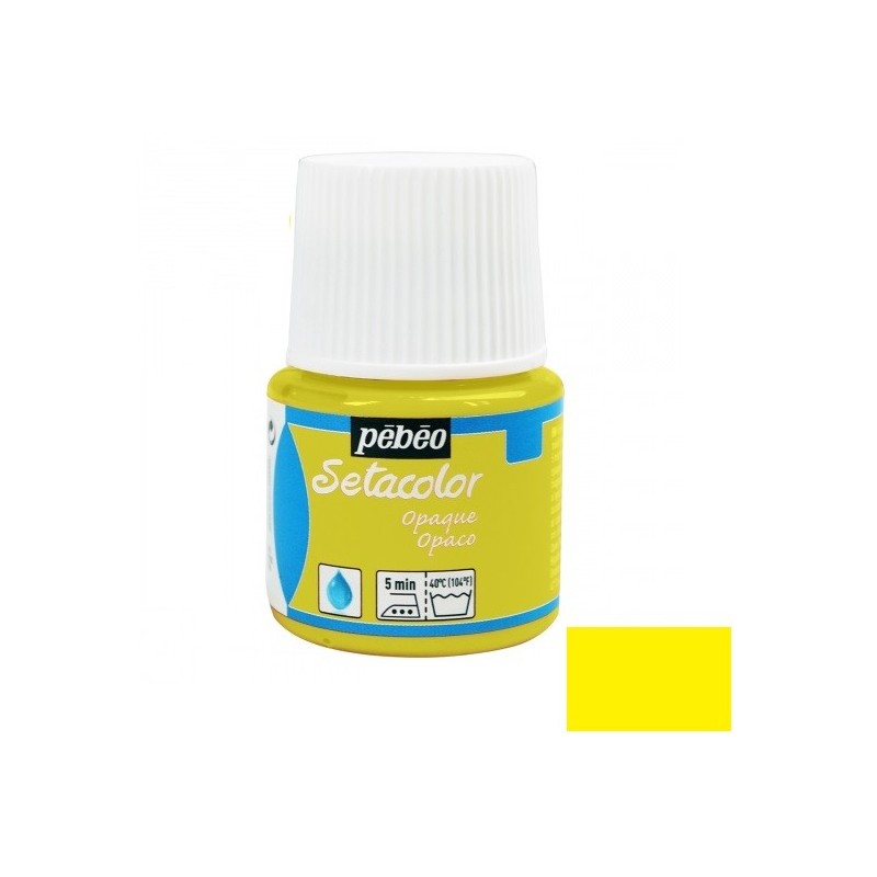 Fabric paint - yellow lemon