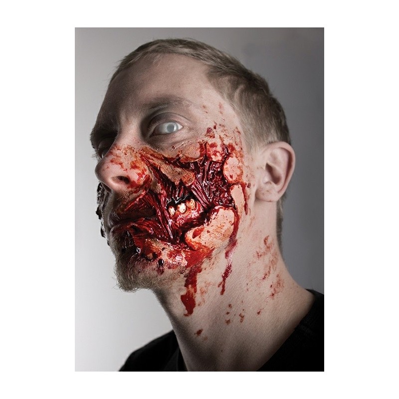 Zombi desgarrado mejilla Zombi desgarrado mejilla