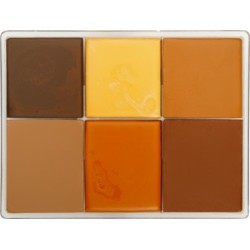 6-color Fard Creme Foundation Palette