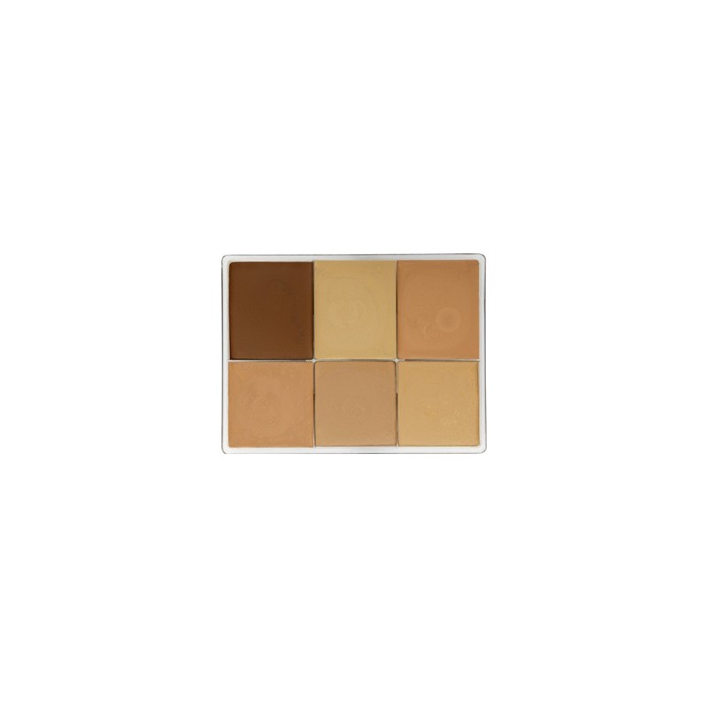 Paleta de colores Fard Creme 6 colores