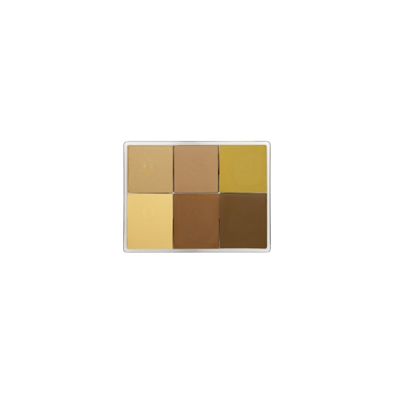 Tavolozza Fard Creme Foundation 6 colori