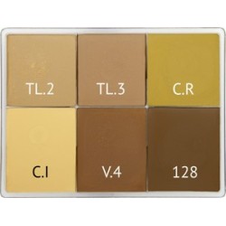 Tavolozza Fard Creme Foundation 6 colori