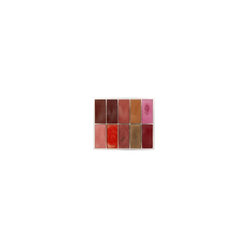 Paleta de lápices de labios 10 colores