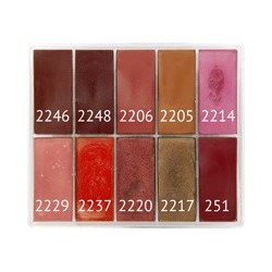 Paleta de lápices de labios 10 colores