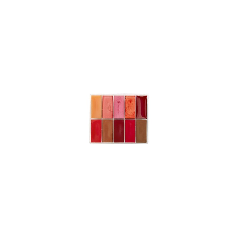 Paleta de lápices de labios 10 colores