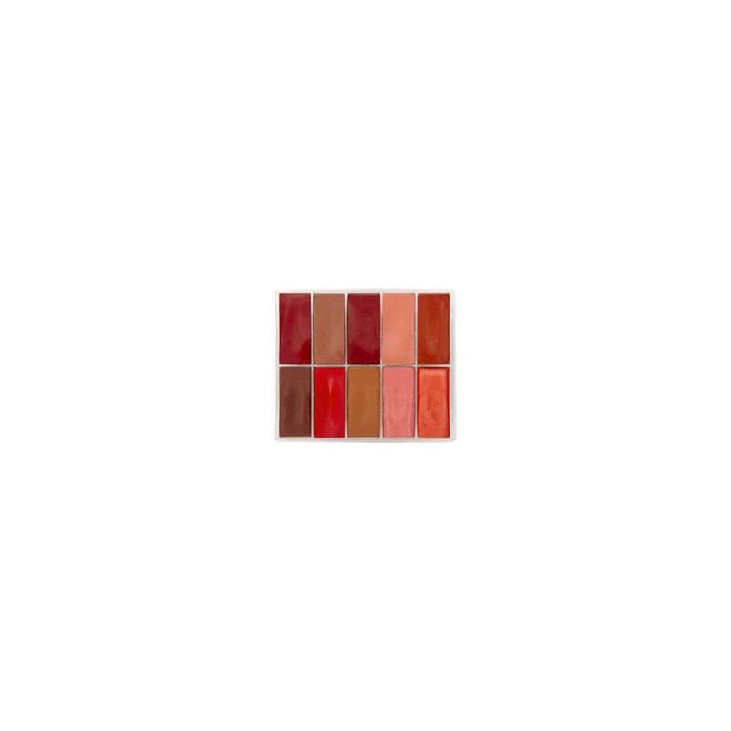 Palette rouges à lèvres 10 couleurs
