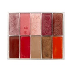 Palette lipsticks 10 colors