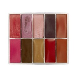 Paleta de lápices de labios 10 colores