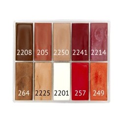 Paleta de lápices de labios 10 colores