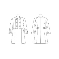 Patron manteau cuir Outlander