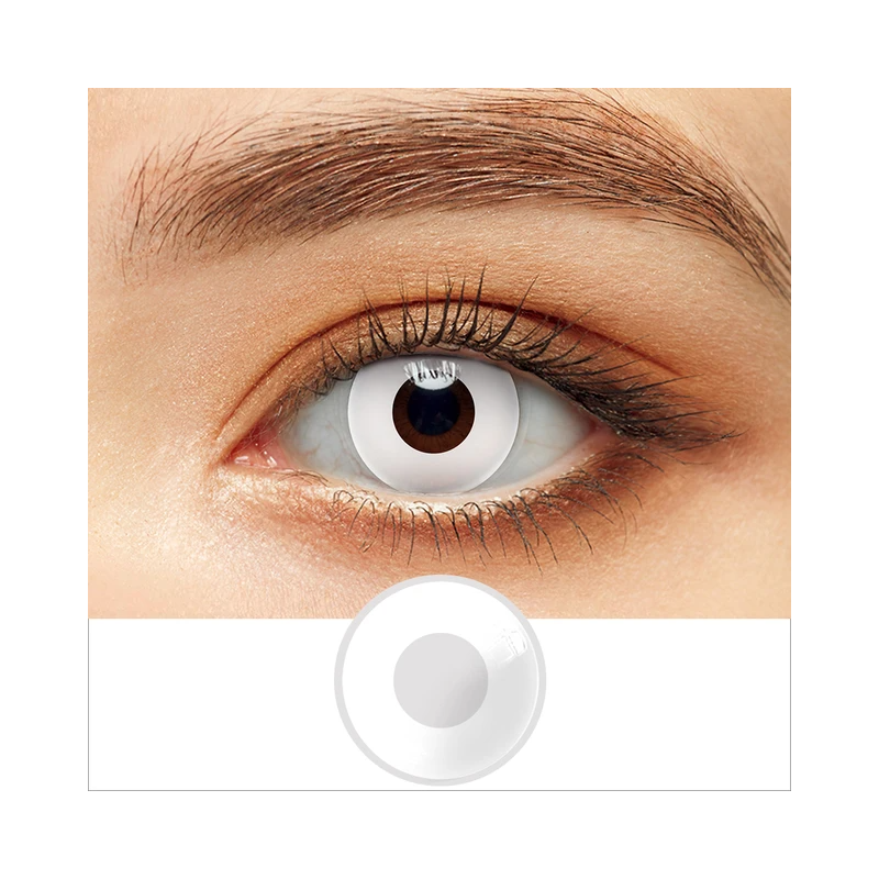 Lentille fantaisie rouge