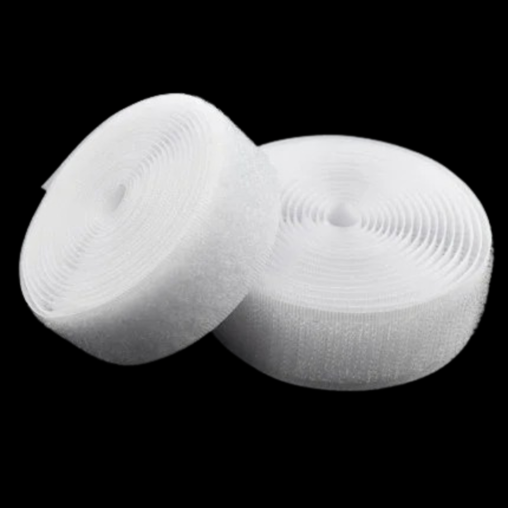 Bande velcro blanche