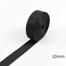 Black nylon strap