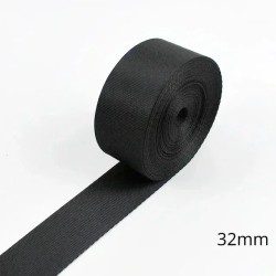 Black nylon strap